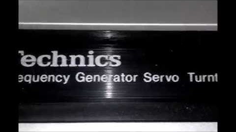 Vintage Technics SL- 210 Turntable with Audio Technica AT-405LP Cartridge Demo