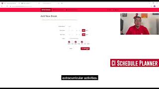 iCAN Schedule Planner