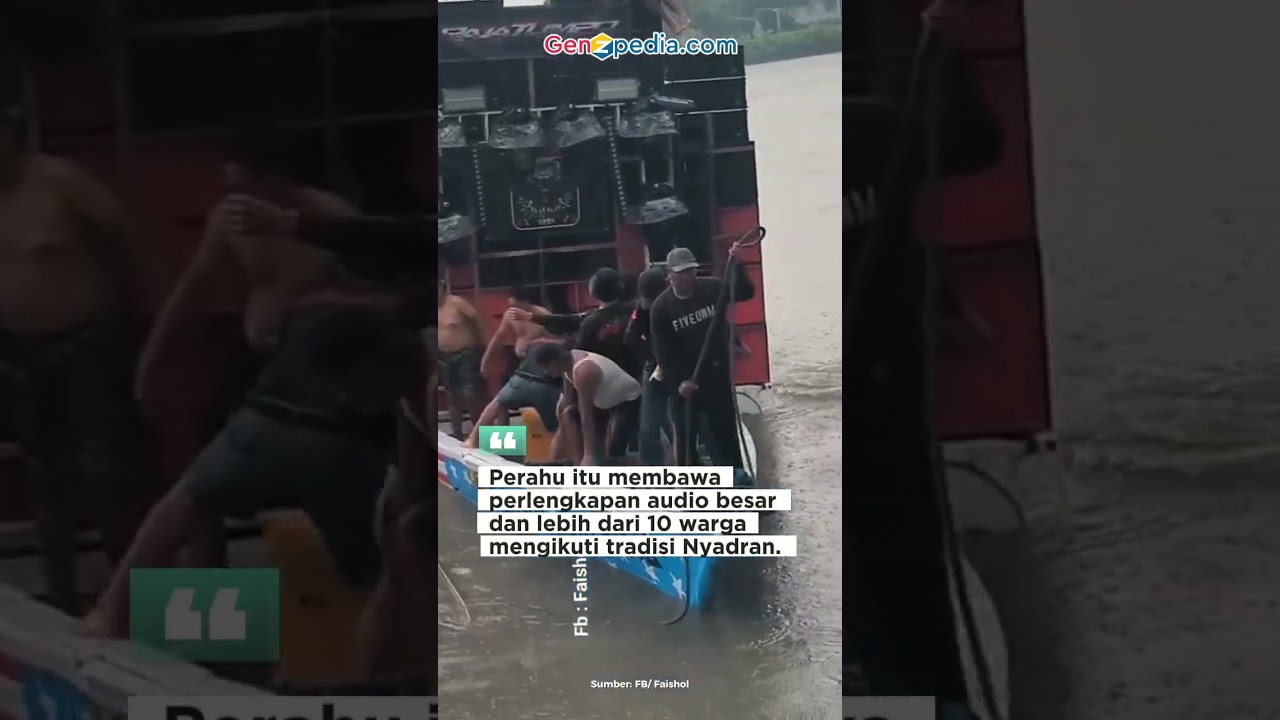 VIRAL! Perahu Pembawa Perangkat Audio Raksasa Tenggelam. #viral #news #sound