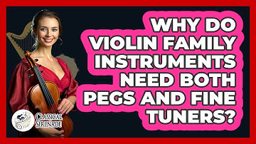 Why Do Violin Family Instruments Need Both Pegs And Fine Tuners? - Classical Serenade