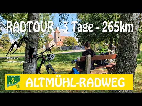 Altmühl-Radweg - Fahrradtour in 3 Tagen - 265km