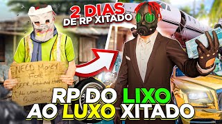 FIZ 2 DIAS DE RP DO LIXO AO LUXO XITADO NO GTA RP COM HACK MOD MENU! - PROJECT MOD
