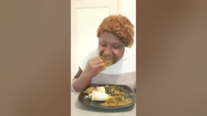 ASMR COCOYAM SOUP WITH FUFU NIGERIAN FOOD MUKBANG/SPEED EATING/NO DRINKING WATER CHALLENGE