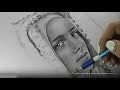 Drawing art pencils portrait (Рисунок простыми карандашами)