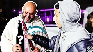 SURPRISED HIM WITH A 5 THOUSAND DOLLAR  BOTTLE GIFT AND A GUY ON HURACÁN LAMBO PULLS UP
