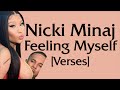 Nicki Minaj - Feeling Myself [Verses - Lyrics] bitches got no punchlines or flow
