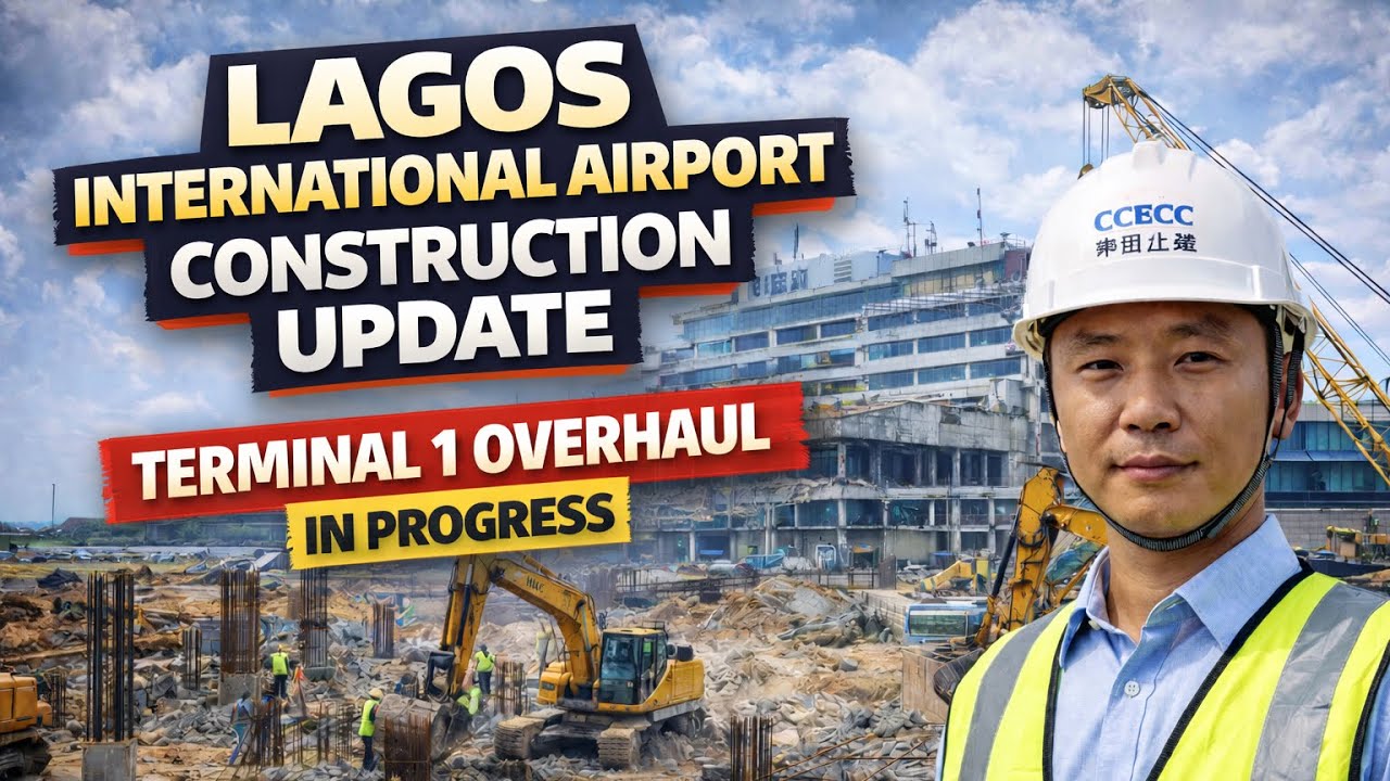 CONSTRUCTION UPDATE OF MURTALA MOHAMMED  INTERNATIONAL AIRPORT, LAGOS ; TERMINAL ONE OVERHAUL ! 