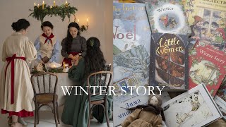 Winter Story 📕 Table setting idea, Gingerbread cookies, DIY Wreath chandelier, Slow living 🕯