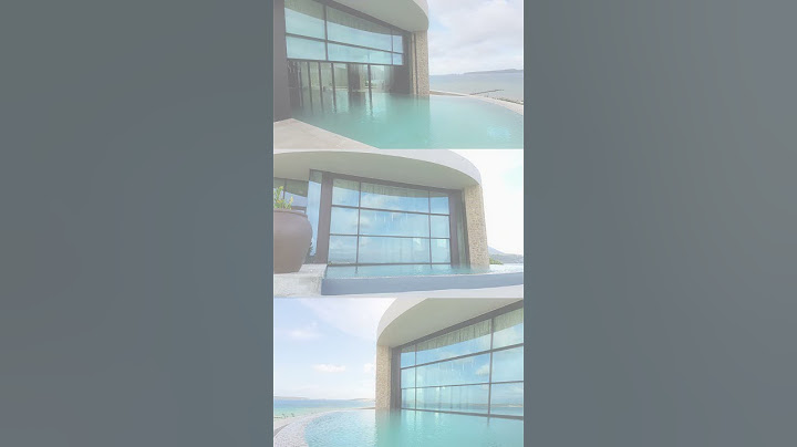 Transforming indoor and outdoor spaces | Costa Navarino | Greece #MassiveWindow #OutdoorPool #Indoor