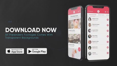 Phone Xs Max Smartphone App Presentation - After Effects Free Template