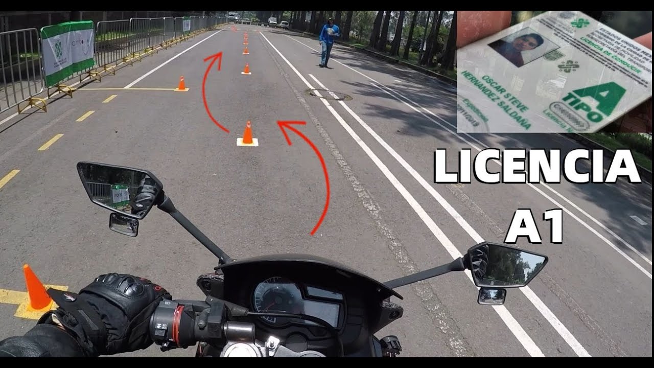 Pruebas para Licencia de Motociclistas. (Vlog) - YouTube
