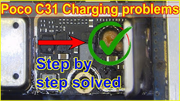 Poco C31 Charging problems solution step by step 100% charging done