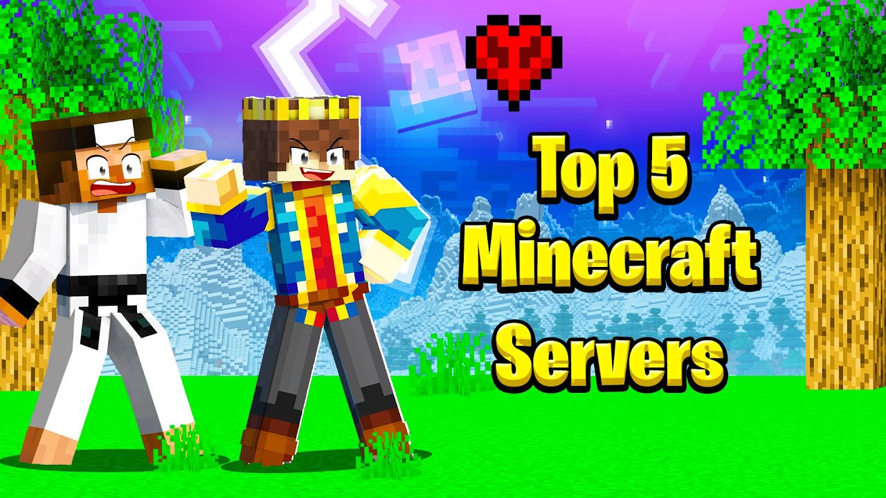 TOP 5 MINECRAFT SERVERS FOR JAVA AND PE AND CRACKED || #gamerfleet # ...