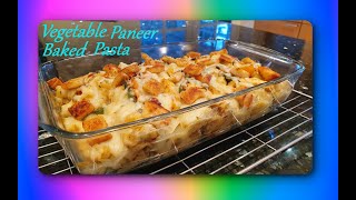 Vegetable Paneer Baked Pasta