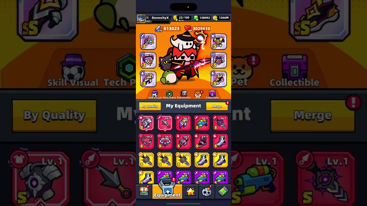 Survivor.io: [ Account Showcase ]