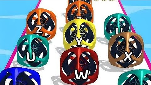 AZrun2048 ABC Runner All Level New Gameplay