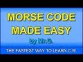 Learn Morse Code in ONE HOUR with the G-SYSTEM! :D