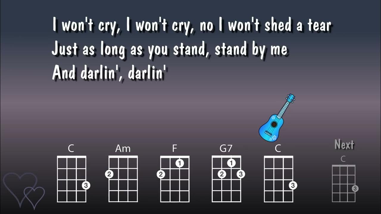 Stand By Me Ukulele Play Along Very Easy in C 1 YouTube