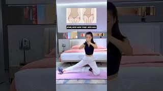 Do you know what are the benefits of hip training? #Stay at home and do exercise Beautiful legs