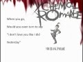 My Chemical Romance I Don't Love You lyrics 1