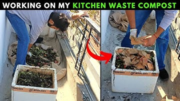 Moving a Step Closer to Prepare my Organic Compost (Kitchen Compost) Silent Vlog