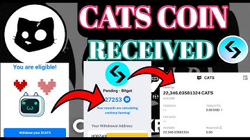 CATS Withdraw Received। Cats TGE Listing। Cats Listing Bybit, Bitget ,Gate Io।Cats Received Bitget।