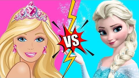 BATALLA DE RAP DE  PRINCESAS -Elsa VS Barbie / Yessi tu amiga