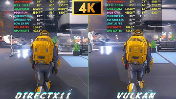Star Citizen - DX11 vs. VULKAN - RTX 5090 + 9950X3D | 4K - ULTRA Graphics