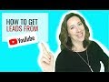 How to get leads from your youtube channel