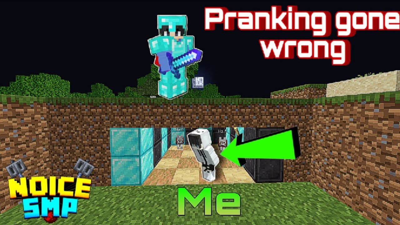Fail Smp Prank my friends in noice SMP, but failed - YouTube