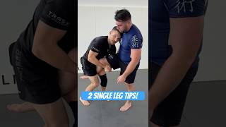 2 Single Leg Takedown Tips | Wrestling for Jiu Jitsu