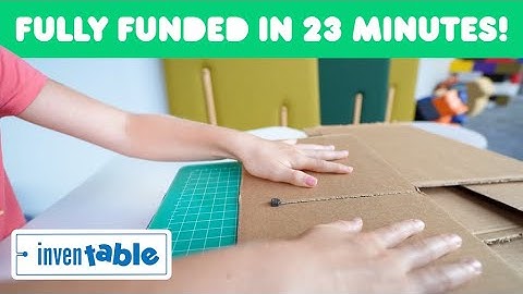 A Kickstarter Project We Love: InvenTable A Kid-Safe Power Tool For Cutting Cardboard