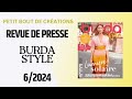 Revue de presse burda 62024 couture