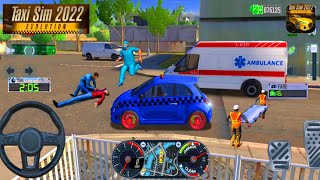 Taxi Sim 2023 Evolution Gameplay 🚙🚖 Mini Taxi Car Driving  Funny Driver screenshot 2