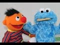 Cookie monster and ernie cookie taste test sesame street cookie monster eats cookies carrots veggies