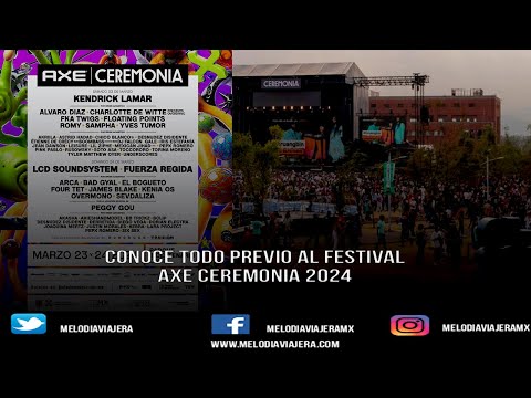 AQUÍ TE DEJAMOS NUESTRAS RECOMENDACIONES PREVIO AL AXE CEREMONIA 2024