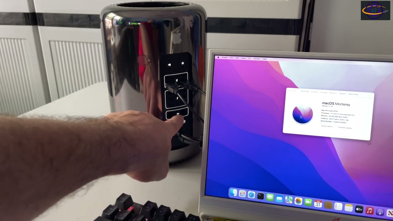 Mac Pro 2013 - Update - Powered on with Monterey - YouTube
