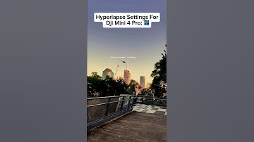 Hyperlapse tutorial and settings for DJI Mini 4 Pro drone. #fyp #dronevideo #hyperlapse #city #dji