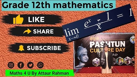 Proof of the theorem on Natural Exponential Function of limit | 2nd year Mathematics|@mathswithAR