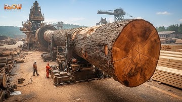 Inside America’s Most Advanced Hardwood Sawmill | Turning Millions of Board Feet Into Perfect Lumber