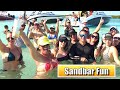 Beach Boating Birthday Party at the Sandbar