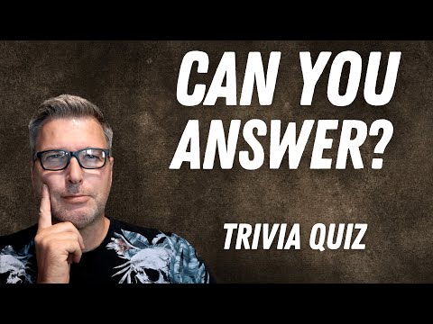 Can You Answer? Trivia Quiz Game 30 Questions