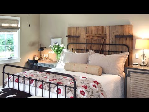 Video: Country-style bedroom - a way to create coziness