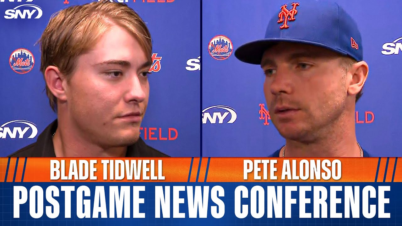 Pete Alonso talks Mets 'not playing to our potential', Blade Tidwell on second MLB start
