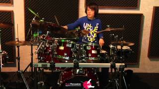 Video thumbnail of "Jos, from Multipercussion.com, plays Hot Fudge from Robbie Williams (drumcover)"