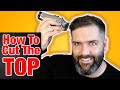 How to cut the TOP of your own HAIR the easy way 2021 | The best technique #cuttingyourownhairmen