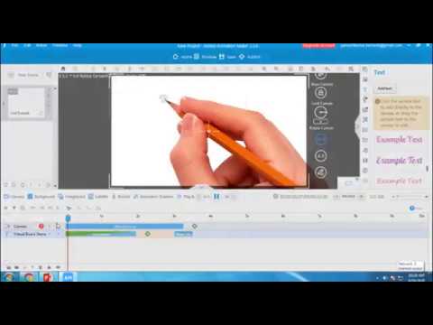 How to create hand written animations in ANIMIZ
