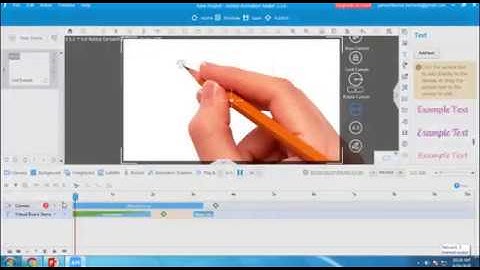How to create hand written animations in ANIMIZ