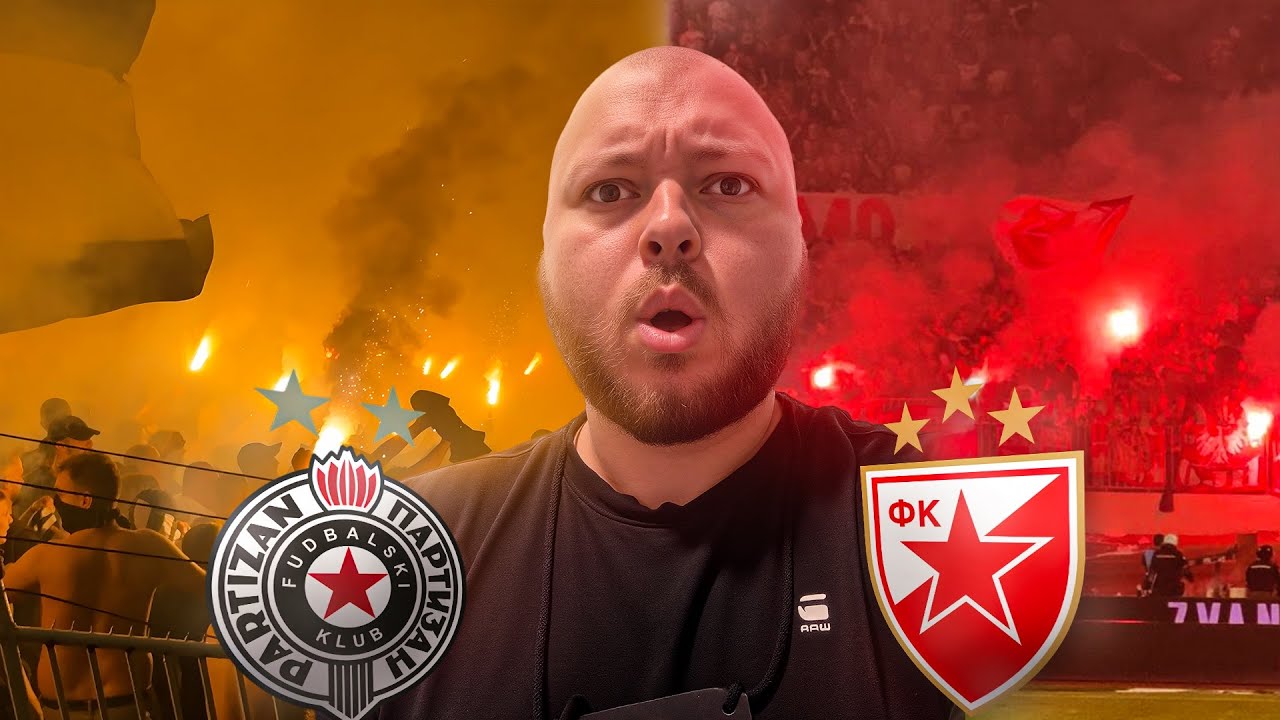 🇷🇸 Das GEFÄHRLICHSTE Derby in Europa☠️ Partizan – Crvena Zvezda (Roter Stern Belgrad)