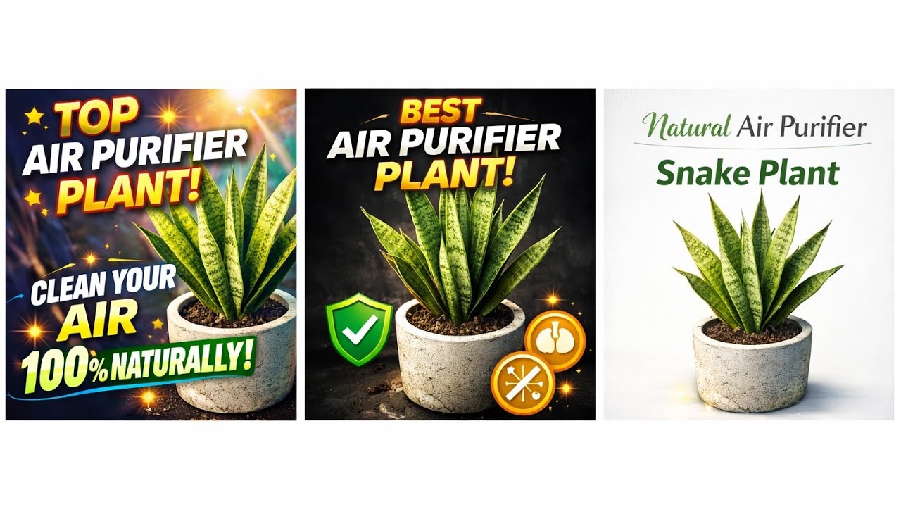 How to Plant Snake Plant in Cement Pot | DIY Cement Planter Gardening 🌿